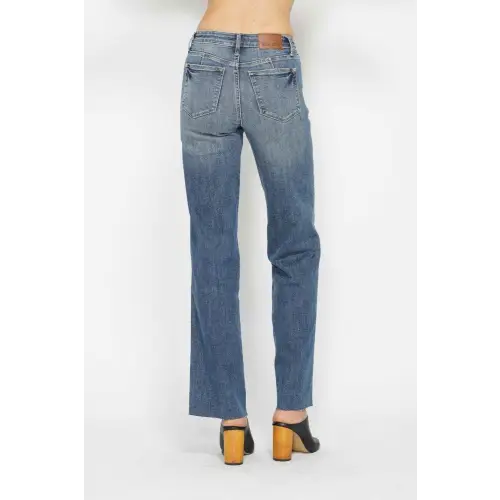 Tummy Control Straight Jeans