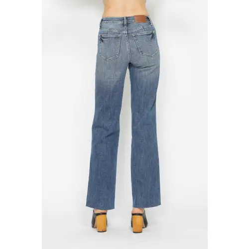 Tummy Control Straight Jeans