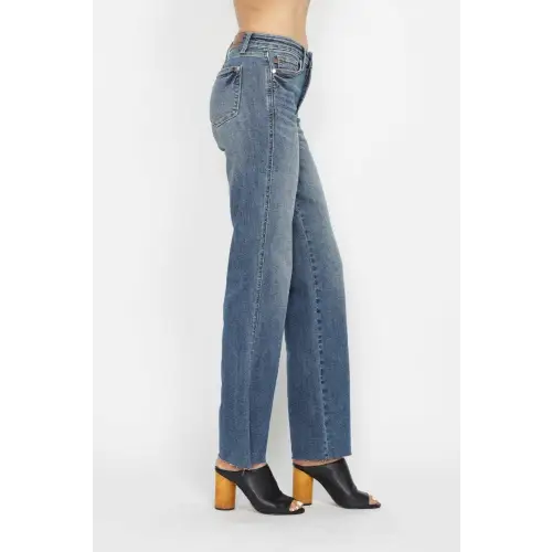 Tummy Control Straight Jeans