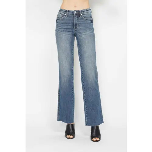 Tummy Control Straight Jeans