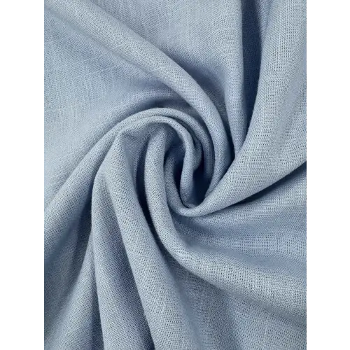 Luxe Threads Smocked Viscose Linen Blend Dress