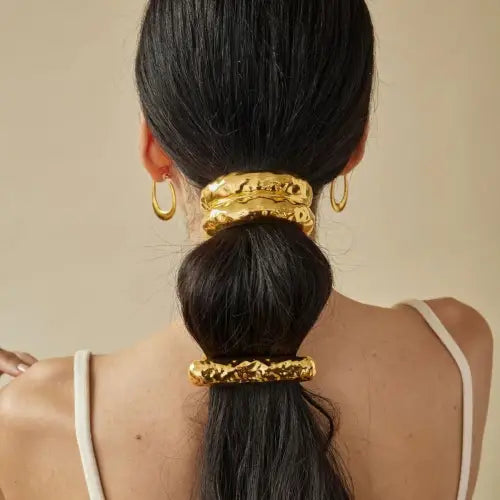 Gold Geometric Hair Accessories