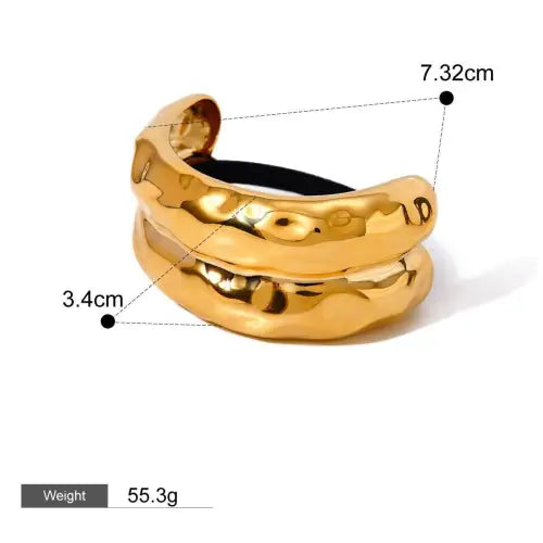 Gold Geometric Hair Accessories