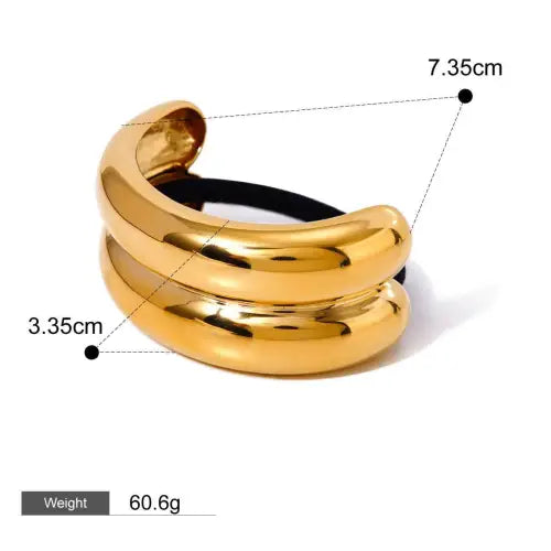 Gold Geometric Hair Accessories