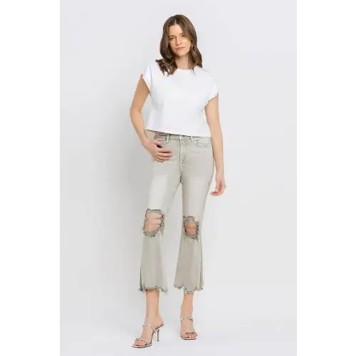 Lovervet Cropped Flare Jeans