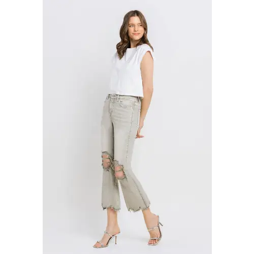 Lovervet Cropped Flare Jeans