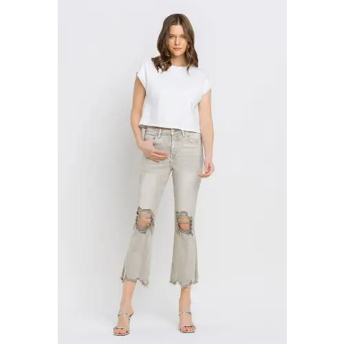 Lovervet Cropped Flare Jeans