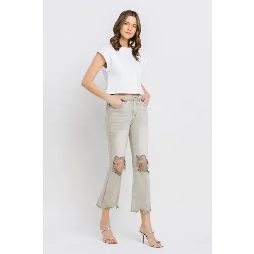 Lovervet Cropped Flare Jeans