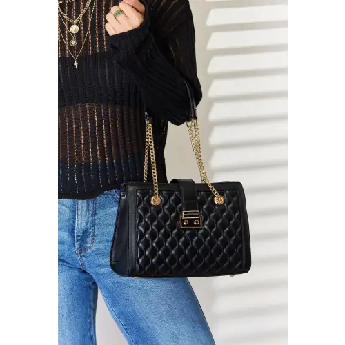 David Jones Quilted Handbag