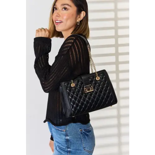 David Jones Quilted Handbag