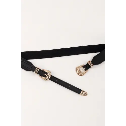 Luxe Double Elastic Belt