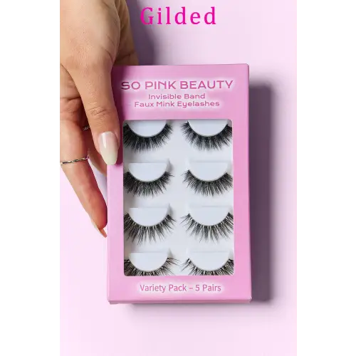 Extraordinary Faux Mink Eyelashes Gilded One Size