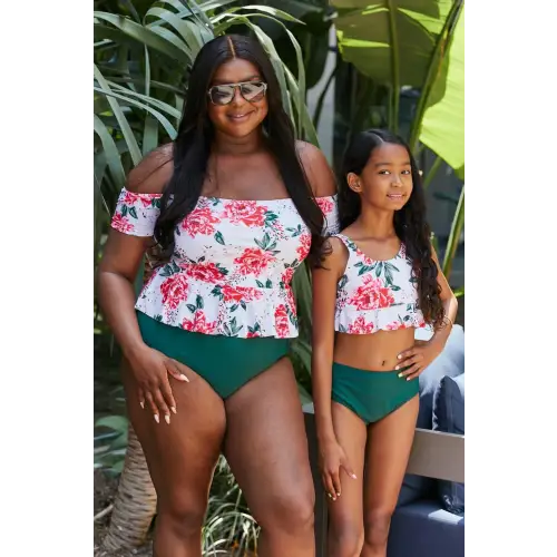 Coastal Cutie Tankini Peoney White