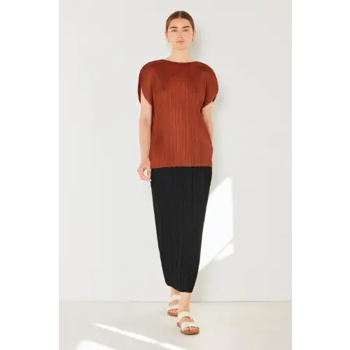 Pleated Oversized Dolman Blouse