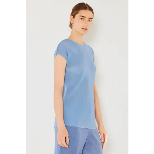 Rib Pleated Top