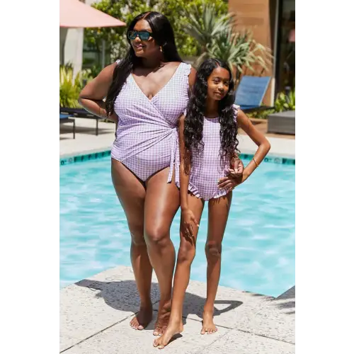 Pink Ruffle Swimsuit