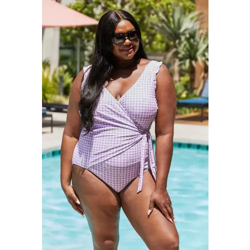 Pink Ruffle Swimsuit