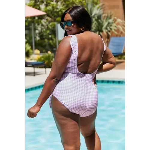 Pink Ruffle Swimsuit