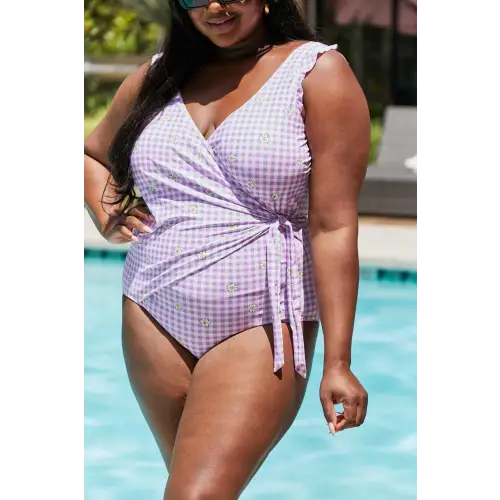 Pink Ruffle Swimsuit
