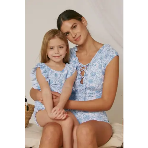 Thistle Blue Swimsuit Thistle Blue