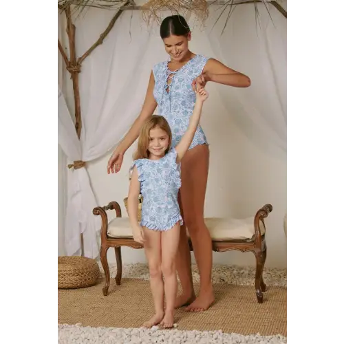 Thistle Blue Swimsuit