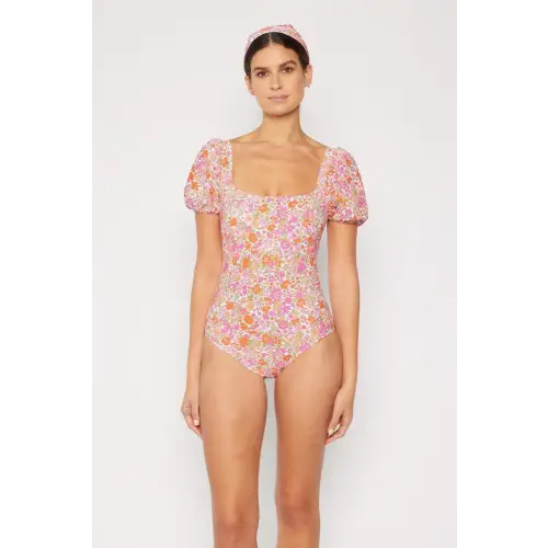 Blooming Puff Swimsuit Pink