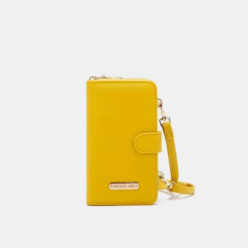 Phone Case Crossbody Wallet Combo Mustard One Size