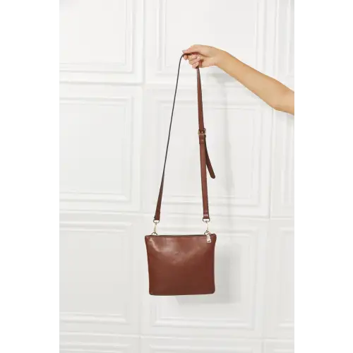 Pebbled Vegan Leather Crossbody