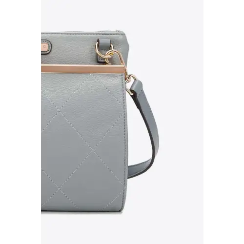 Pebbled Vegan Leather Crossbody