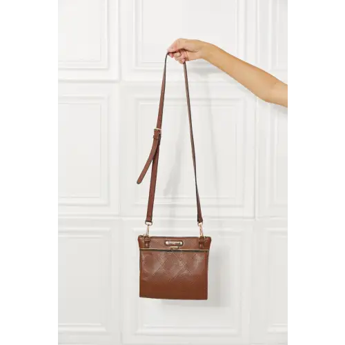 Pebbled Vegan Leather Crossbody
