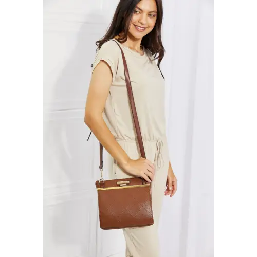 Pebbled Vegan Leather Crossbody