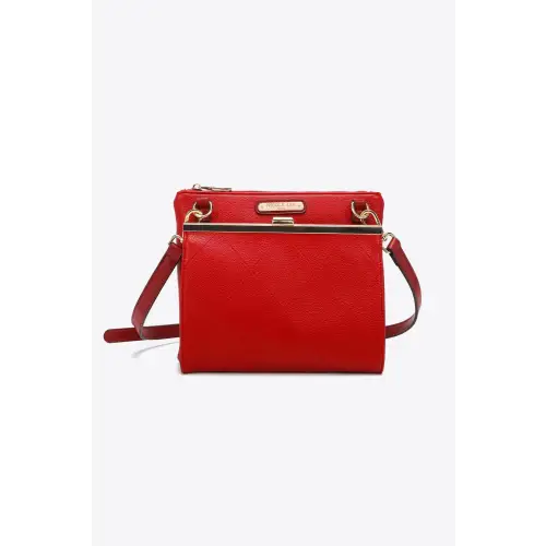Pebbled Vegan Leather Crossbody