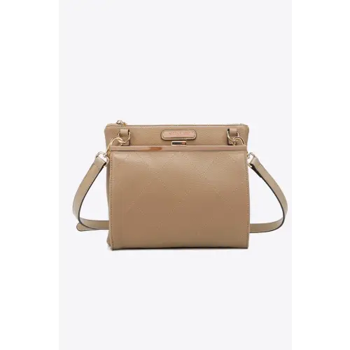 Pebbled Vegan Leather Crossbody