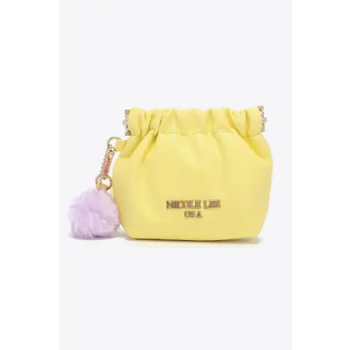 Mint Faux Leather Pouch
