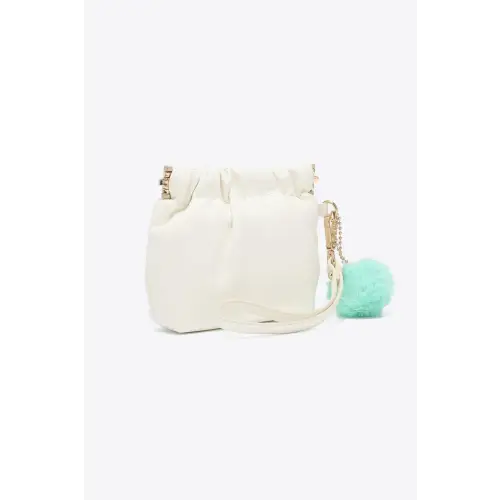 Mint Faux Leather Pouch