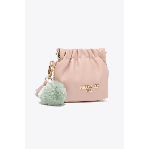 Mint Faux Leather Pouch