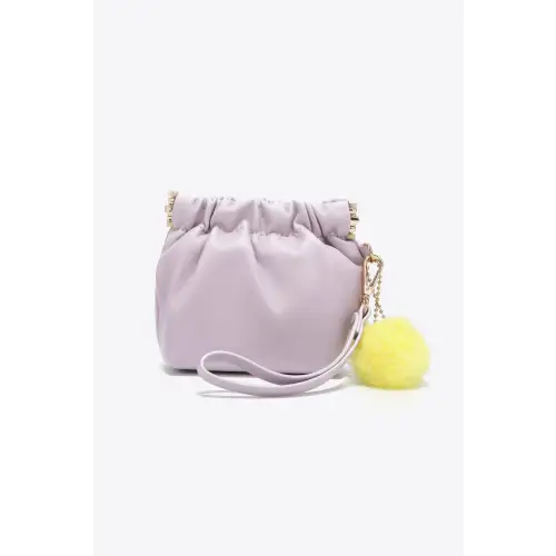 Mint Faux Leather Pouch