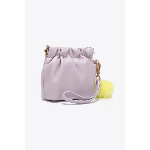 Mint Faux Leather Pouch