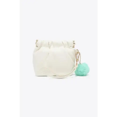 Mint Faux Leather Pouch