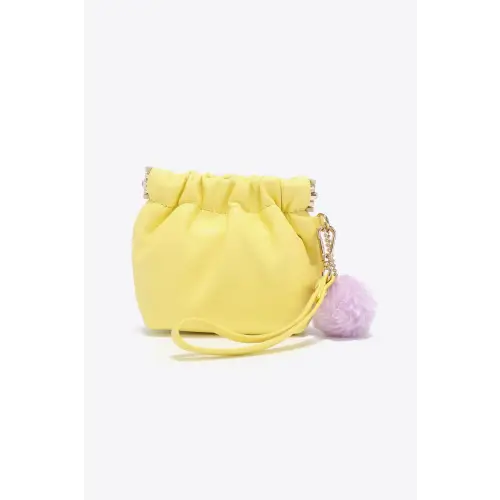Mint Faux Leather Pouch