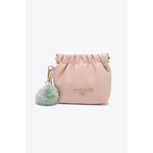 Mint Faux Leather Pouch