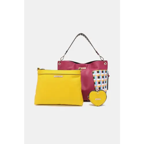 Quihn Geometric Tote Set