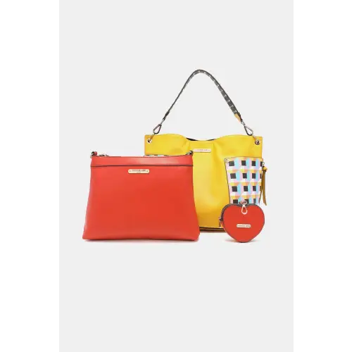 Quihn Geometric Tote Set