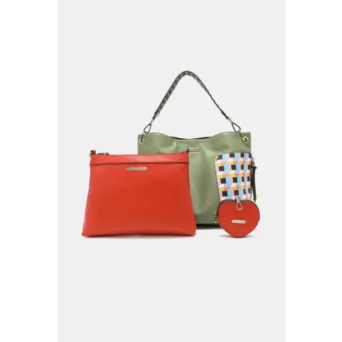Quihn Geometric Tote Set