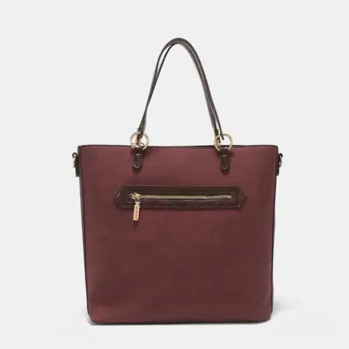 Metallic Rhinestone Tote Bag