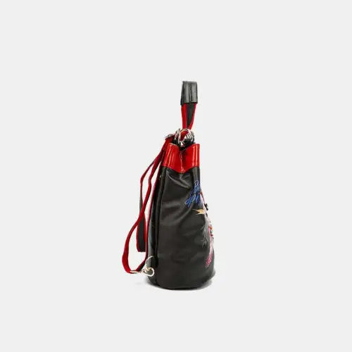 Floral Multifunctional Bucket Bag