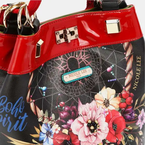 Floral Multifunctional Bucket Bag