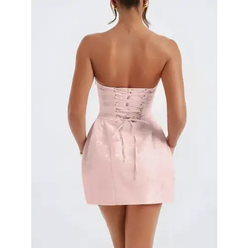 Beautiful Bow Lace-Up Dress