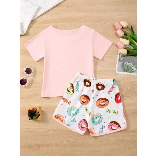 Childrens Donut Two Piece Outfit for Babies and Toddlers