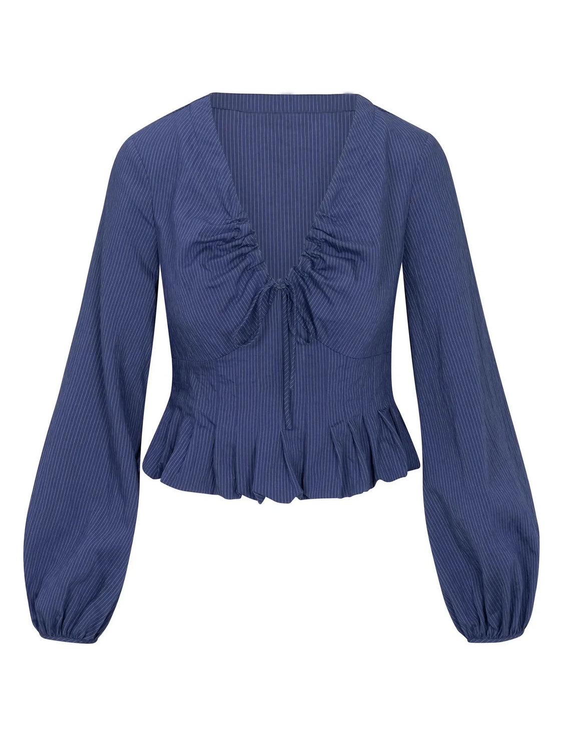 Premium Stretch Peplum Blouse for Effortless Style and Comfort